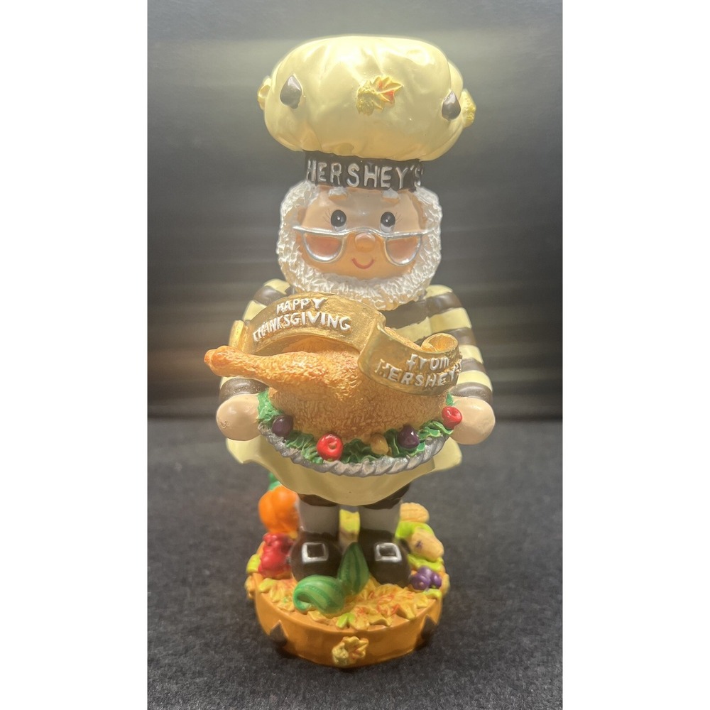 HERSHEY CHOCOLATE WORLD FIGURINE ‎ HAPPY THANKSGIVING 1999
